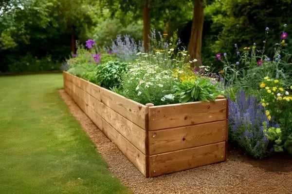 A Raised Bed in a Garden