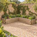 Caledonian Corner Raised Bed #Without base