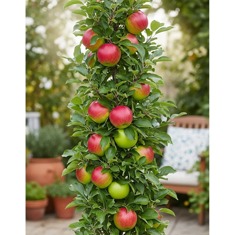 Cordon Discovery Apple Tree 5ft Bare Root Woven Wood cordon-discovery-apple-tree-5ft-bare-root-woven-wood