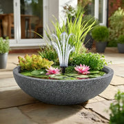 #with Lily #with Deep Water Plant #without Plants (Bowl & Mesh Only) #2.5W Floating Fountain #5W Fountain #2.5W Floating Lily Fountain