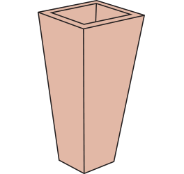 tall tapered mouse hover