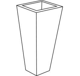 tall tapered select white