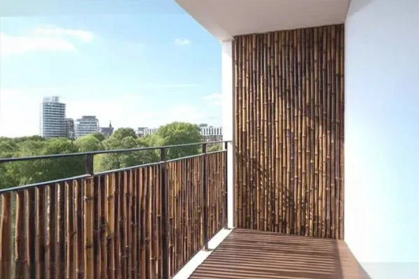 Bring Natural Bamboo Screening Indoors