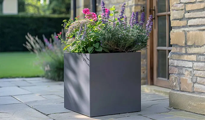 Grey Planters