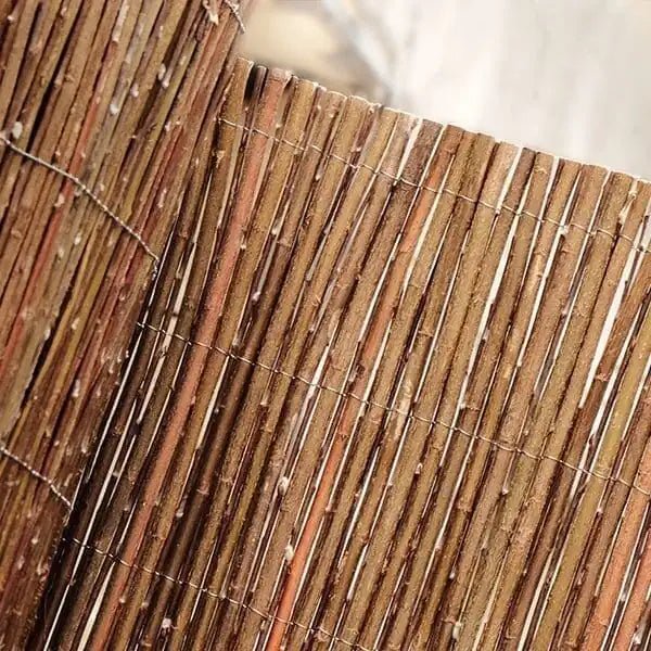 Premium willow screening for a touch of elegance