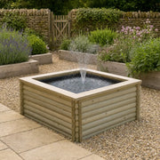 Square Wishing Well Fountain #91cm(L) x 91cm(W) x 51cm(H)