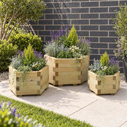 York Hexagonal Planter #3pc Set