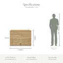 Tall Linear Planter #No Wheels