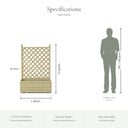 Trellis Planter #One size