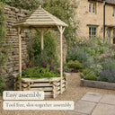 Wishing Well Planter #122cm(L) x 122cm(W) x 201cm(H)