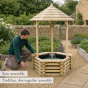 Wishing Well Fountain #122cm(L) x 122cm(W) x 201cm(H)