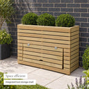 Tall Linear Planter #No Wheels