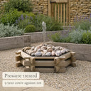 Pebble Fountain #65cm(L) x 65cm(W) x 20cm(H)
