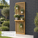 Slatted Wall Planter #60cm(L) x 18(W) x 180(H)