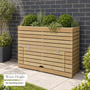 Tall Linear Planter #No Wheels