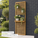Slatted Wall Planter #60cm(L) x 18(W) x 180(H)