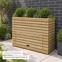 Tall Linear Planter #No Wheels