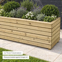 Linear Planter #120cm(L) x 40(W) x 44(H) / No Wheels