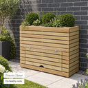 Tall Linear Planter #No Wheels