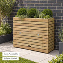 Tall Linear Planter #No Wheels
