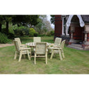 Ergo Round Table Set Six Seater 8