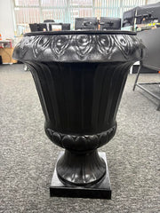 Sample Zinc Galvanised Black Garden Urn planter