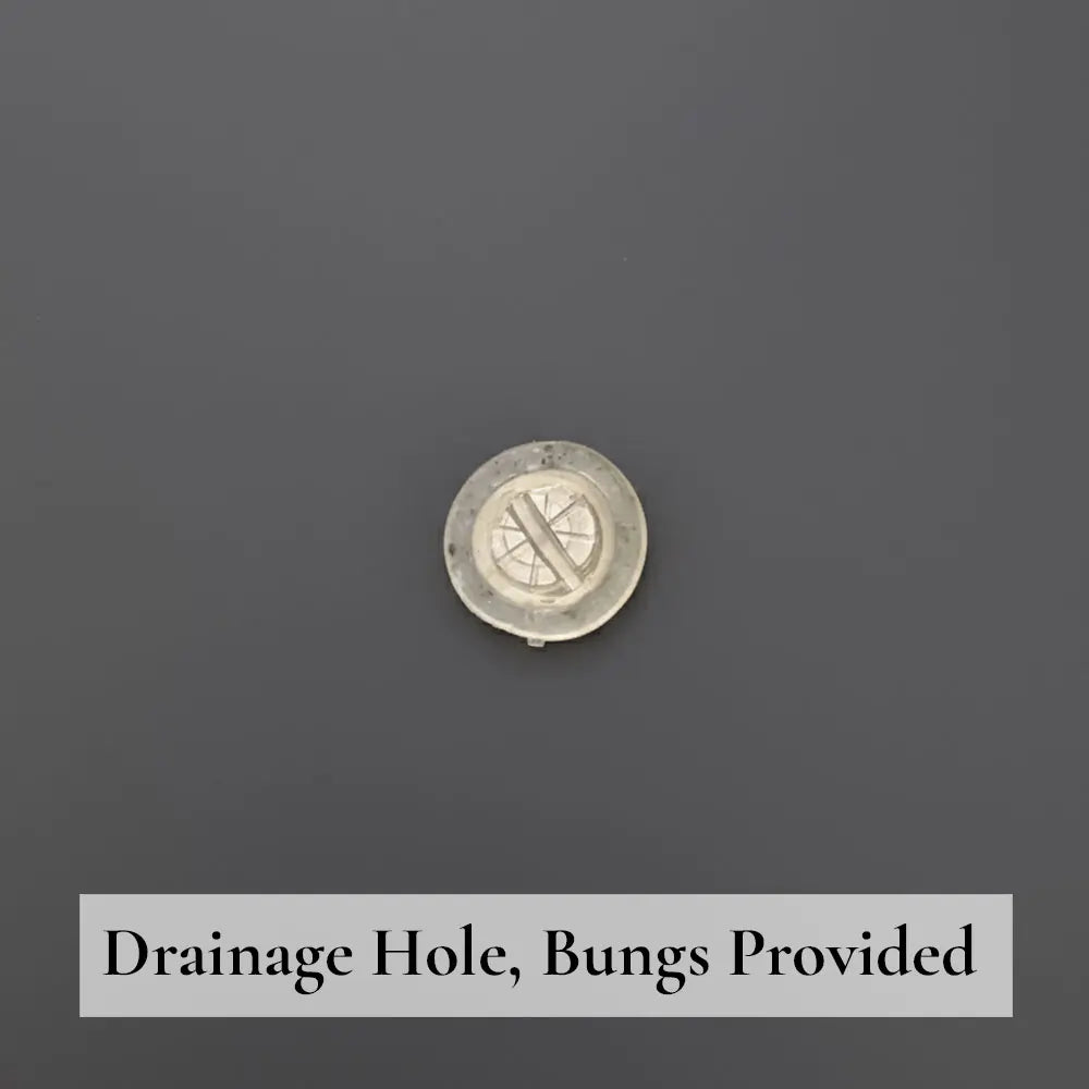 100cm Zinc Galvanised Matte Grey Trough Planter