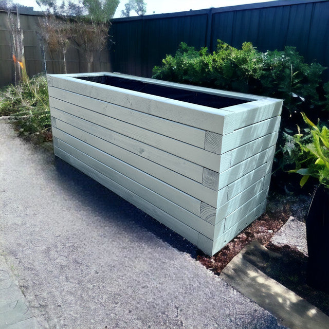 150cm Customisable Wooden Trough Planter