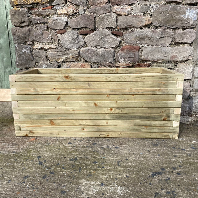 150cm Customisable Wooden Trough Planter
