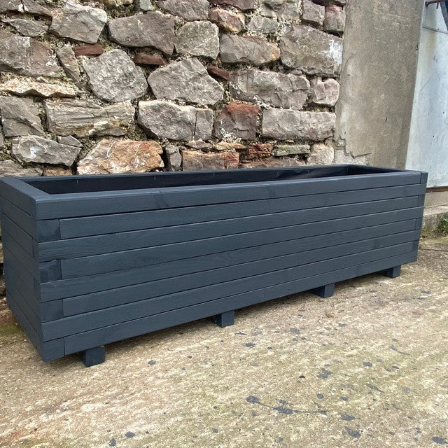 180cm Customisable Wooden Trough Planter