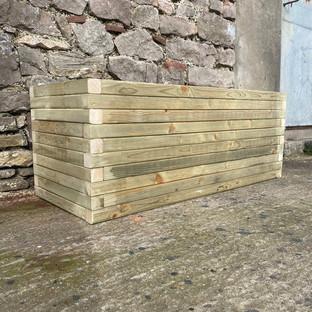 180cm Customisable Wooden Trough Planter