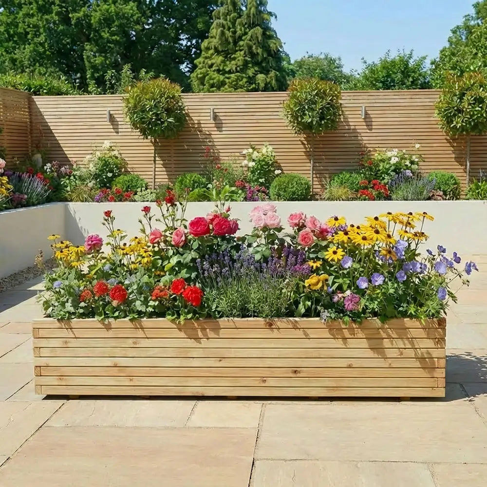 Trough Planters - Garden Troughs by Woven Wood