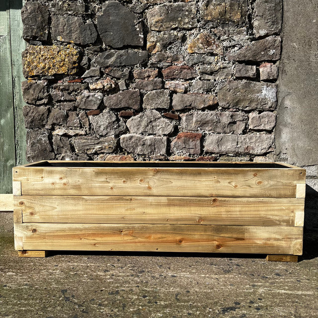 210cm Customisable Wooden Trough Planter