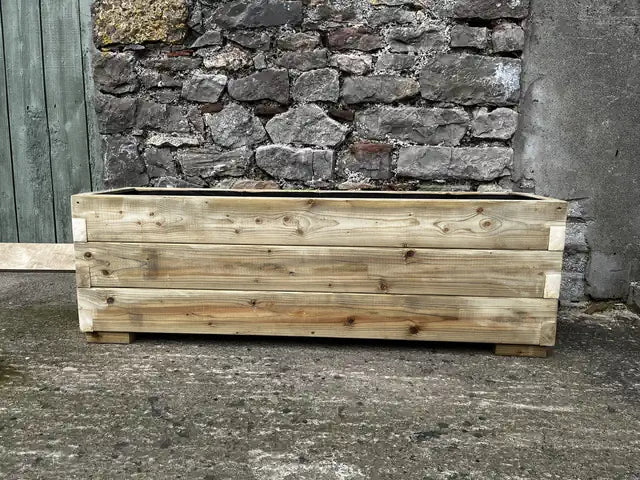 210cm Customisable Wooden Trough Planter