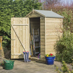 4' x 3' Premier Shiplap Windowless Single Door Apex Shed