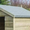4' x 3' Premier Shiplap Windowless Single Door Apex Shed