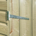 4' x 3' Premier Shiplap Windowless Single Door Apex Shed
