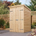 4' x 4' Premier Shiplap Windowless Double Door Pent Shed