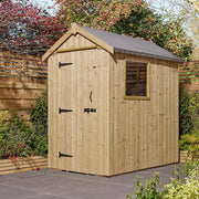 4' x 6' Signature Heritage T&G Single Door Apex Shed