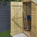 4' x 6' Traditional Overlap Single Door Apex Shed