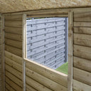 4' x 6' Traditional Overlap Single Door Apex Shed