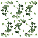 6 x 100cm Artificial Hanging Trailing Rounded Ivy Plant