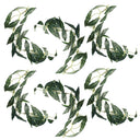 6 x 110cm Artificial Hanging Trailing Dark Green Leaf Plant