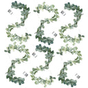 6 x 150cm Artificial Hanging Trailing Evergreen Plant