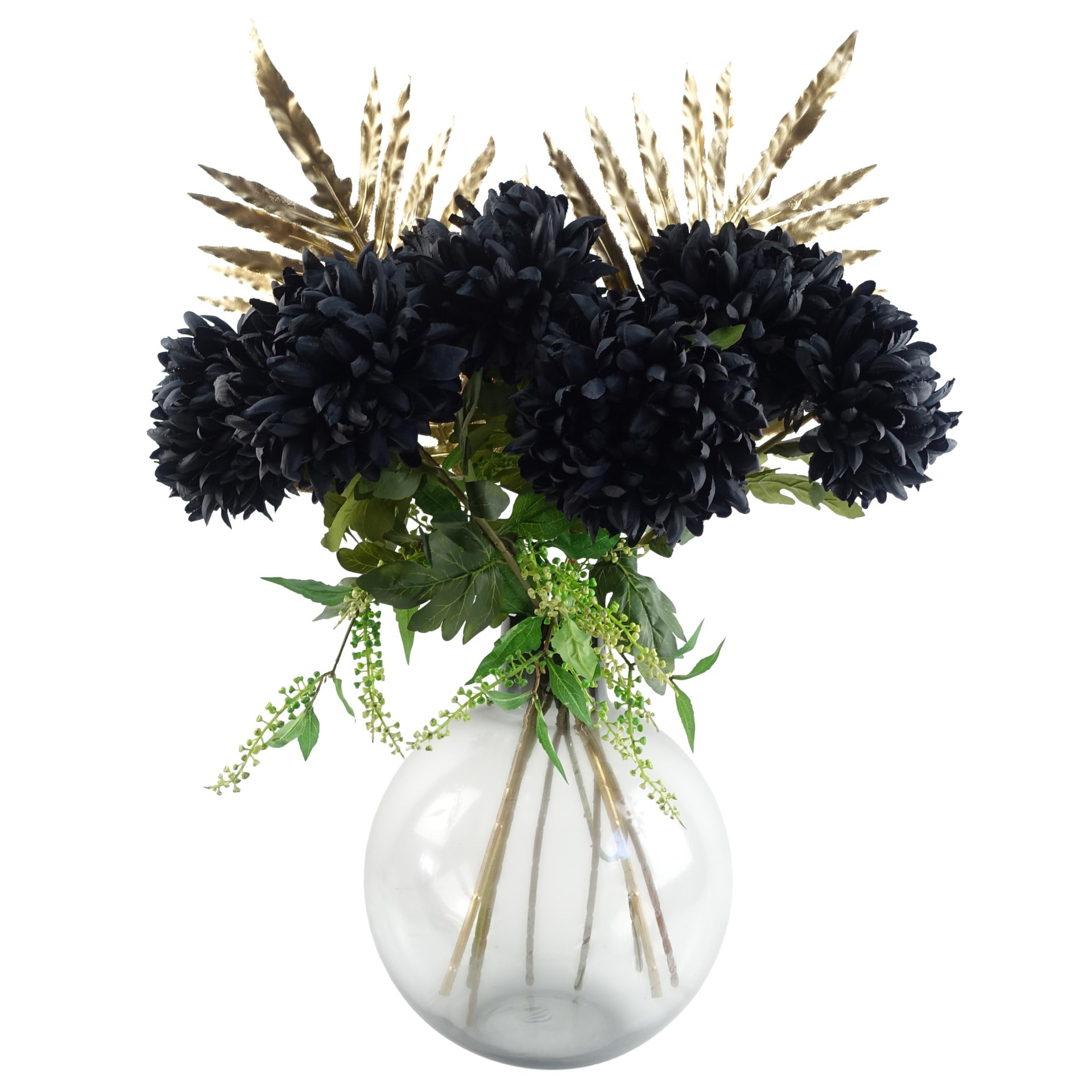 95cm Gold Palm Leaf