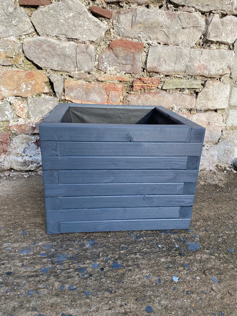 40cm Customisable Wooden Trough Planter