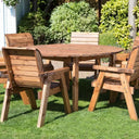 seater teak lawn furniture Woven Wood