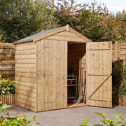 6' x 4' Premier Shiplap Windowless Double Door Apex Shed