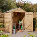 6' x 4' Premier Shiplap Windowless Double Door Apex Shed