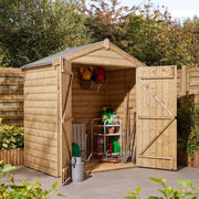 6' x 4' Premier Shiplap Windowless Double Door Apex Shed